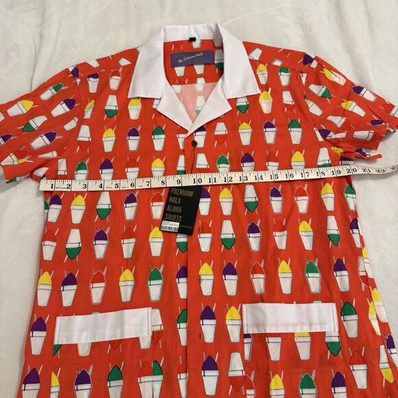 Nola Dawg Men’s Short Sleeve Button Shaved Ice Shirt Louisiana Artsy Size S - Picture 12 of 12